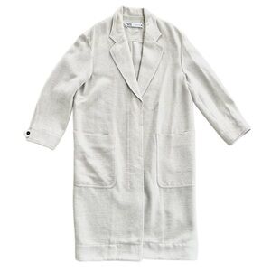 NWOT Zara Fall/Spring Beige Cotton Trench  - Size XS